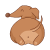 Dachshund butt