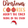 Christmas pregnancy announcement baby cookie