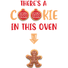 Christmas pregnancy announcement baby cookie