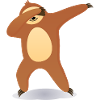 Dabbing Sloth