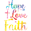 hope love faith cross