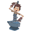 Blacksmith anvil hammer