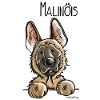 Sweet Malinois - Dog - Dogs - Comic