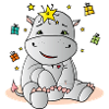 Birthday Hippo