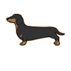 Dachshund badger silhouette