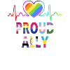 Allié fier de l'arc-en-ciel LGBT