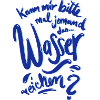 wasser lettering