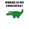 Crocodile Coffee Addiction Word Game