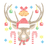 Christmas reindeer moose christmas