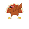 Erntedank Dabbing Truthahn