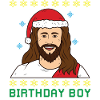 BIRTHDAY BOY Jesus ugly christmas