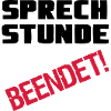 Sprechstunde beendet Medizin Spruch Geschenk