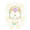Flowers - skull