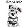 Happy Schnauzer - Dog - Puppy - Gift