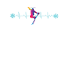 Ski heartbeat shirt for skiers