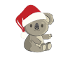 Christmas koala