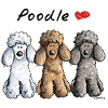 Poodle Love - Poodles - Heart - Dog