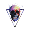 Grunge skull