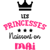 Princesse Anniversaire Bébé Naissance Mai
