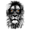 Hipster Lion