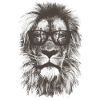 Hipster Lion