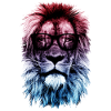 Lion hipster