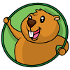 Funny beaver design