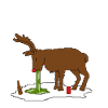 Ugly Christmas reindeer