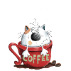 Morgähn Kaffee - Katze - Comic