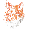 Fox polygon illustration