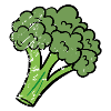Broccoli vegan fruit gift