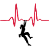 Climbing Woman, Climber & Heartbeat