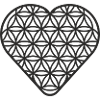 Fleur de vie coeur