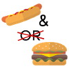 Hotdog oder Burger