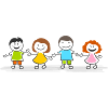 Menschen - Strichmännchen Kinder