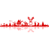 Weihnachten - Landschaft Elch