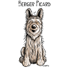 Funny Berger Picard - Dog - Comic