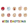 GEEK EMOTIONS - WHITE Text