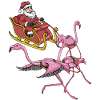 Flamingo Christmas