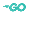Go-Programmiersprache mit Go-Logo in Not