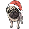 Mops Pug Weihnachten Geschenkidee