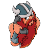 Vikings au téléphone - design
