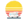 Motorhome sunset holiday