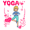 Woman loves yoga