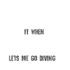 Plongée J'aime ma femme