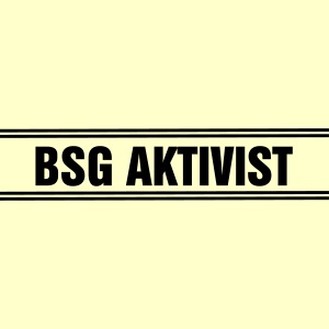 BSG Aktivist Schriftzug