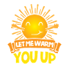 Réchauffez-vous Doux soleil câlin Heureux
