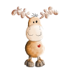 Reindeer With Heart - Cute - Funny