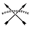 Bogenschütze-Pfeil und Bogen
