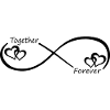Infinity Together Forever Coeurs